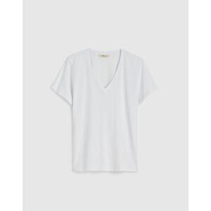Madewell The Easy Crop V-Neck Tee in Soft Slub